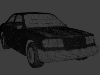Mercedes w124 Free 3D model