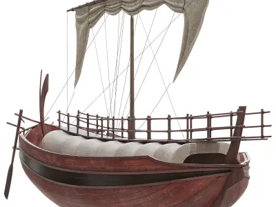 Greek Merchant Ship 3D model