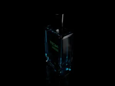 Summer perfume concept 3D model