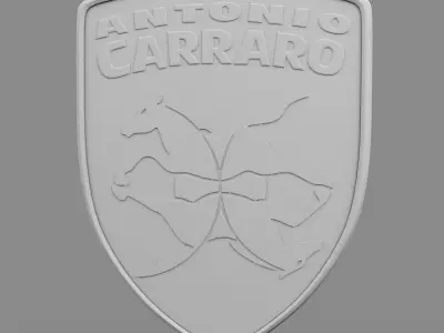 antonio carraro logo 3D model