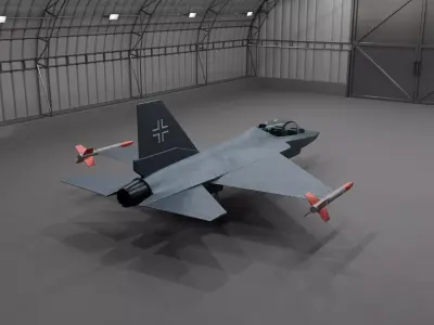 EADS Mako HEAT - The HIGH ENERGY ADVANCED TRAINER Low-poly 3D model