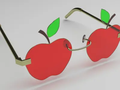 Apple Sunglasses 3D model