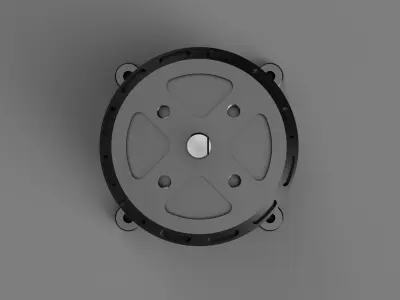 Electric Motor Housing Design 3D model