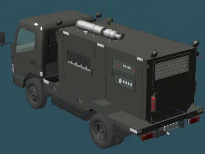 JASDF Airbase Equipment set 3D model