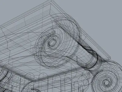 Ionic Capital 3D model