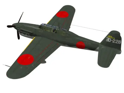 Kugisyo D4Y2S Suisei Type12Bo Judy 3D model