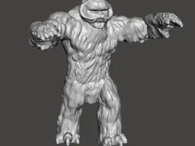 WAMPA ATTACK LEGION MINIATURE MODELS SCIFI OR FANTASY GAMES RPG 3D print model