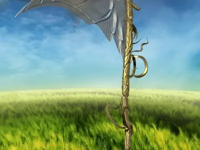 Scythe sacrificial 3D model
