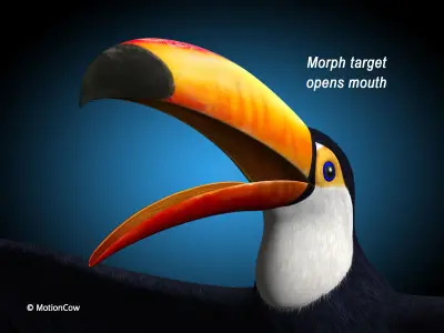 Toucan A - Flight 3D model