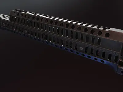 Zenitco Sport 12U Handguard Low-poly 3D model