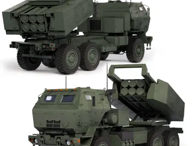 MLRS M142 HIMARS 2006 3D model