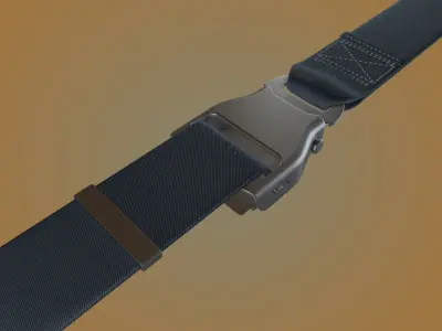 Aviation Seat belt 3D model
