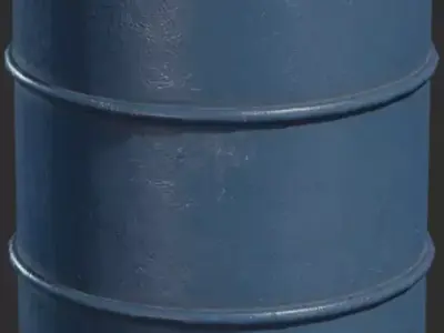 Barrel Low-poly 3D model