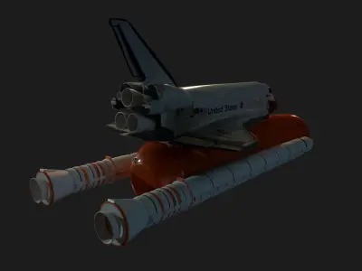 Space Shuttle Atlantis Free 3D model
