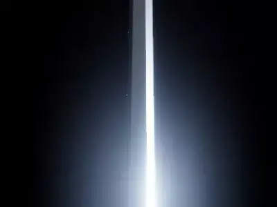 Low-Poly Double edged sword with leather hilt Free low-poly 3D model