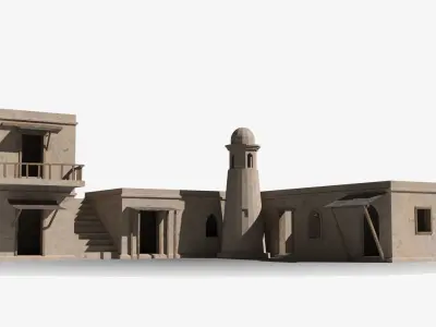 Arab x41 Low-poly 3D model