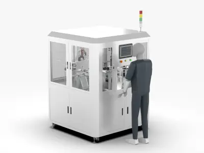 Automatic Winding Tape Machine 3D model