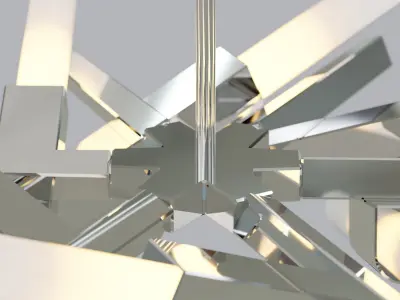 Astral Agnes 01 - 12 Lights by Lindsey Adelman Ceiling Light Free low-poly 3D model
