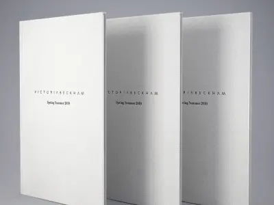 Designer Leaflet -Victoria Beckham LOW POLY Low-poly 3D model