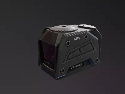 MPS Reddot Sight Low-poly 3D model