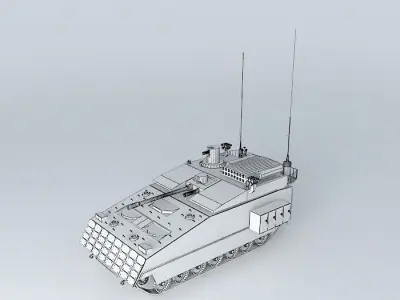 BTR Marauder Free 3D model