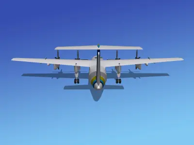 Dehavilland DHC-7 Bryman 3D model