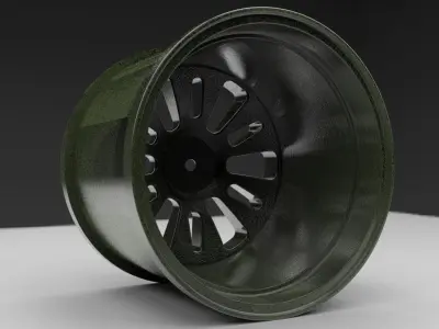 Model Car Rims Free 3D model