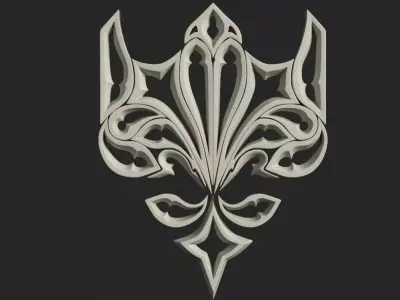 Gothic ornament 28 3D model