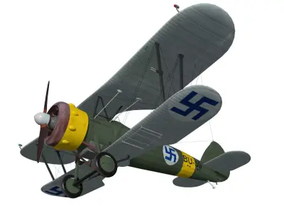 Bristol Bulldog Mk-IV 3D model
