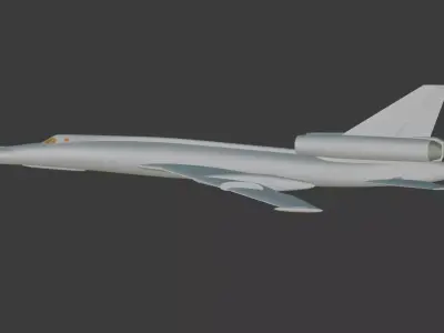 tu-22 3D print model