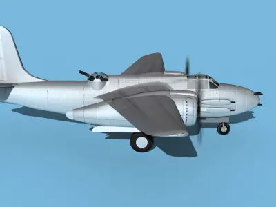 Douglas A-20G Havoc V00 3D model