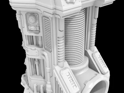 DICE TOWER - 3D PRINTABLE MODEL 3D print model