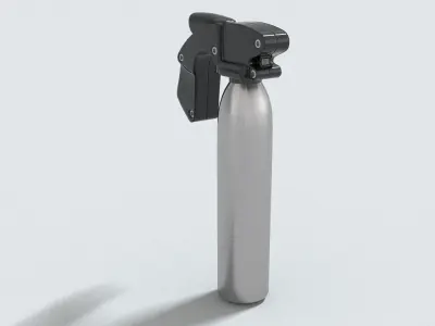 laos Game Tear Gas Low-poly 3D model