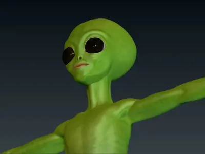 Alien 3D model 27