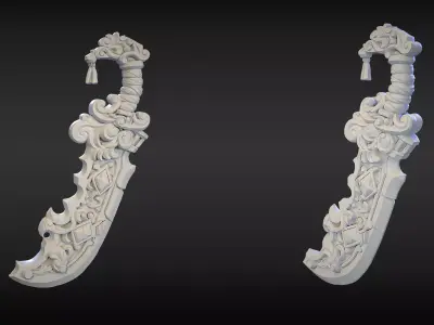 Stylized Sword 33 3D model