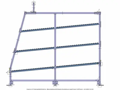 Welded mechanical furniture 3D model