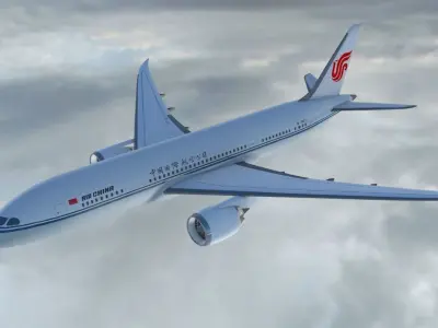 Boeing 787  Dreamliner Air China  3D model