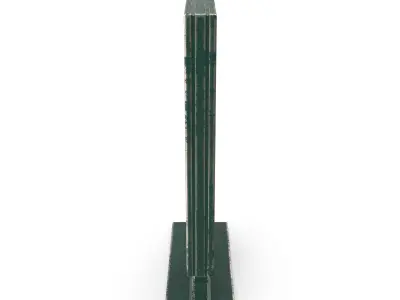 Street Advertising Billboard 05 Low-poly 3D model