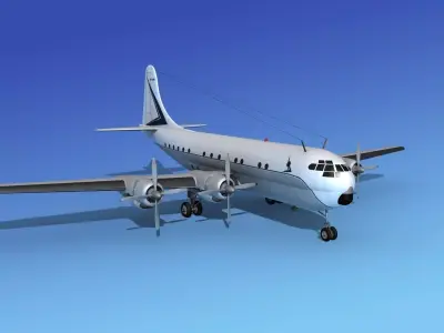 Boeing 377 Corporate 3 3D model