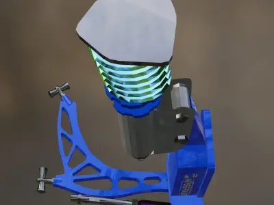 Wisefab V2 Suspension Low-poly 3D model