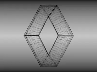 Renault logo Free 3D model