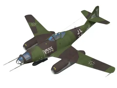 Messerschmitt Me 262 A-1aU2 3D model