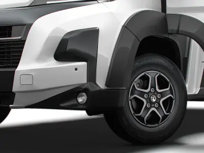 Vauxhall Movano e Van L3H3 HQ Interior 2025 3D model