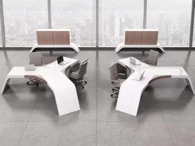 office interior 3D model 3D model