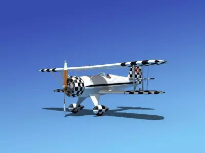 Waco YMF-5 V16 3D model