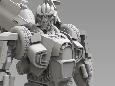 Transformers Bumblebee Decepticon Dropkick 3D print model 3D print model