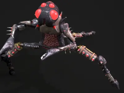 MOLBOT Hibryd Character 3D model