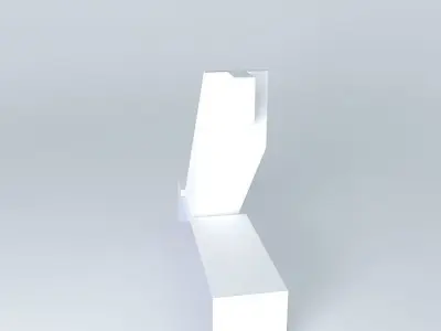 hidden interface beam brace connection Free 3D model