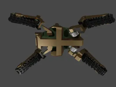 CRAB tank  3D print model