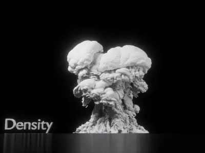 Fuel Explosion VDB-Pack 3D Model 3D model